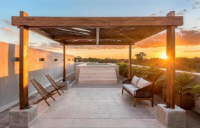 Top-Notch & Exclusive 4 Units-Deal Aldea Zama Rooftop Pool, Sun Beds & Jungle View